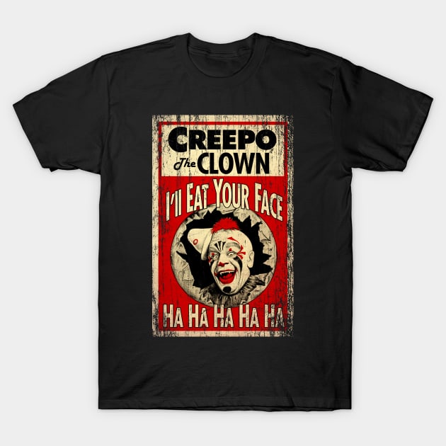 Creepo the Clown T-Shirt by Adatude